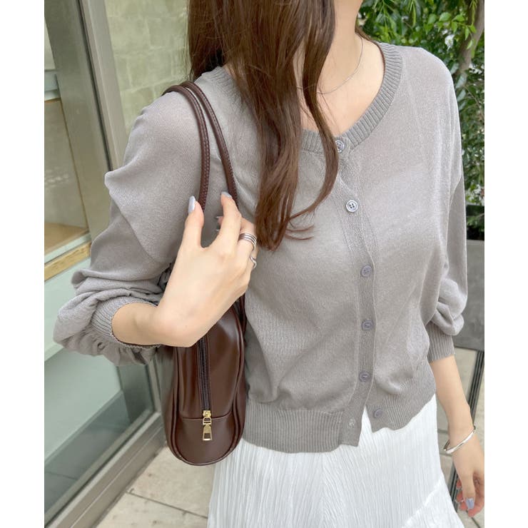 スタイリッシュな着こなし。コンパクトシアーカーディガン | futier land | 詳細画像62 