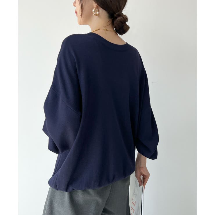 モチっと触感！気持ちの良いモチモチBIGニットカーディガン | futier land | 詳細画像50 