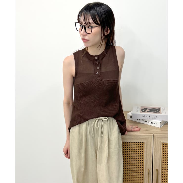 《ABYSアビス》ヘンリーサマーニットタンクトップ | futier land | 詳細画像33 