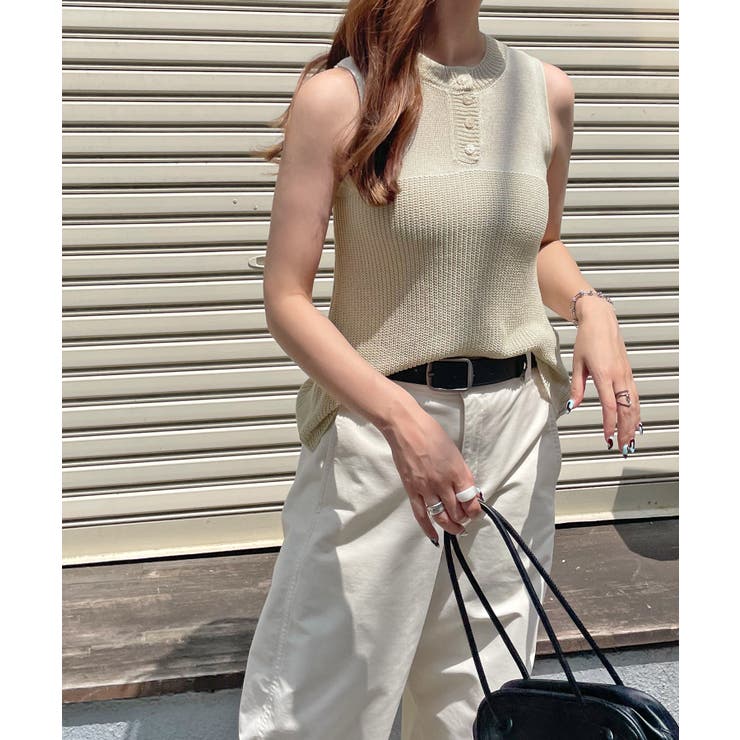 《ABYSアビス》ヘンリーサマーニットタンクトップ | futier land | 詳細画像16 