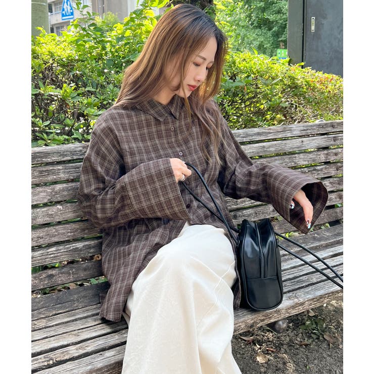 《ABYSアビス》ゆるっと羽織って即こなれ。マドラスチェックビックカフスシャツ | futier land | 詳細画像25 