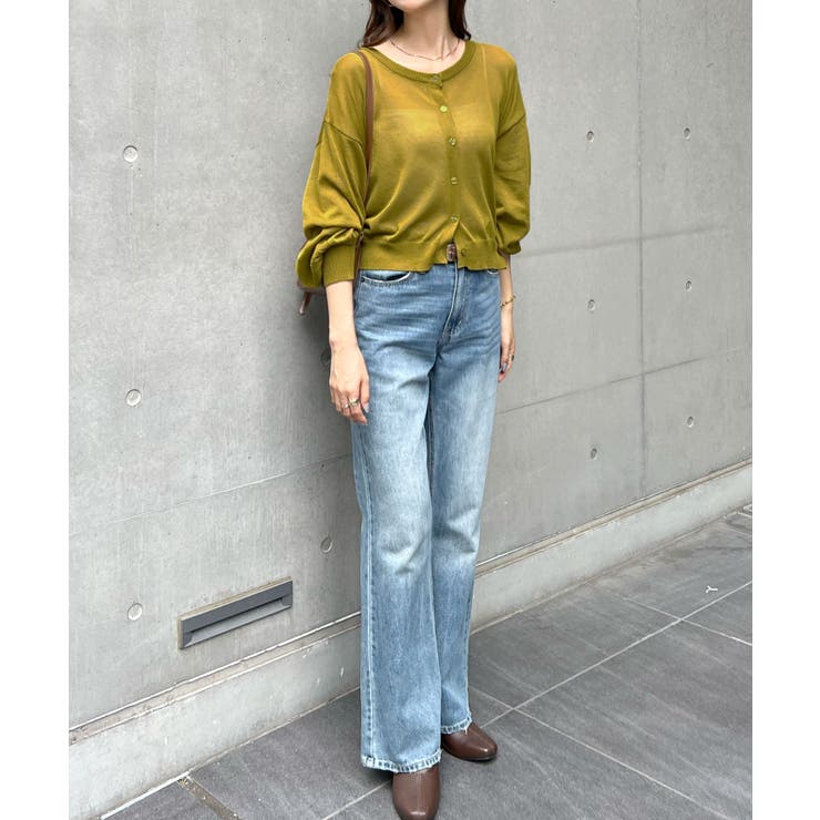 スタイリッシュな着こなし。コンパクトシアーカーディガン | futier land | 詳細画像52 