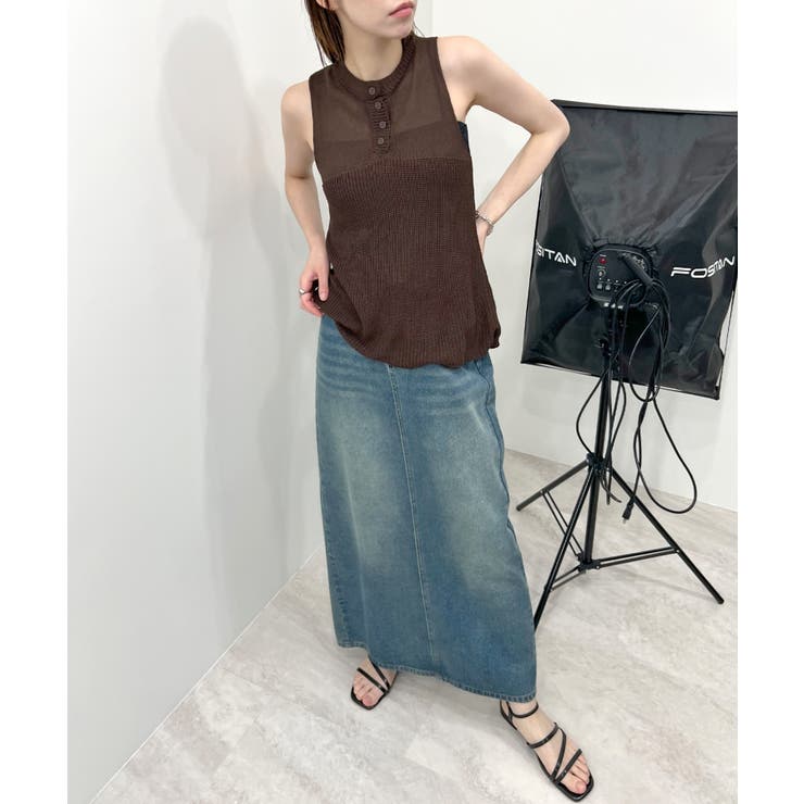 《ABYSアビス》ヘンリーサマーニットタンクトップ | futier land | 詳細画像30 