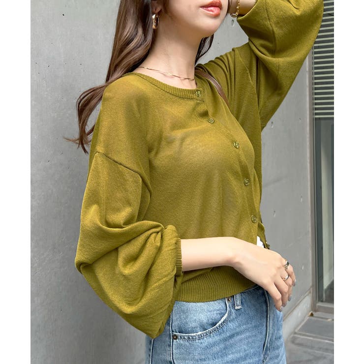 スタイリッシュな着こなし。コンパクトシアーカーディガン | futier land | 詳細画像53 