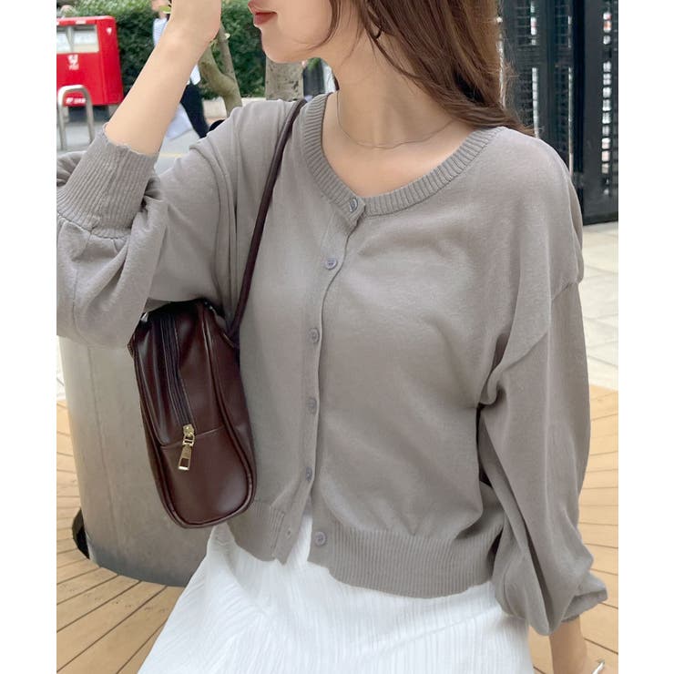 スタイリッシュな着こなし。コンパクトシアーカーディガン | futier land | 詳細画像57 