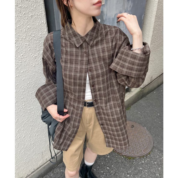 《ABYSアビス》ゆるっと羽織って即こなれ。マドラスチェックビックカフスシャツ | futier land | 詳細画像22 