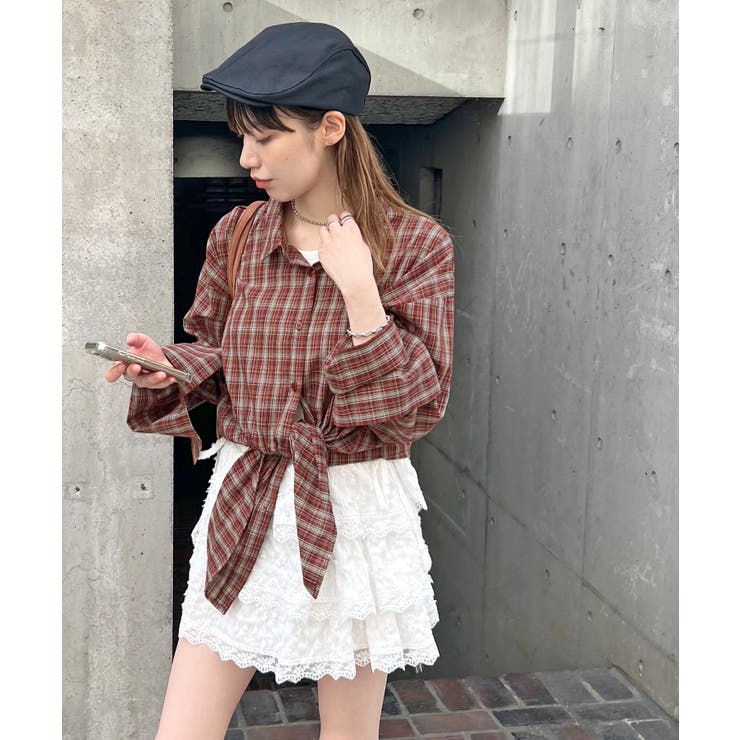 《ABYSアビス》ゆるっと羽織って即こなれ。マドラスチェックビックカフスシャツ | futier land | 詳細画像28 