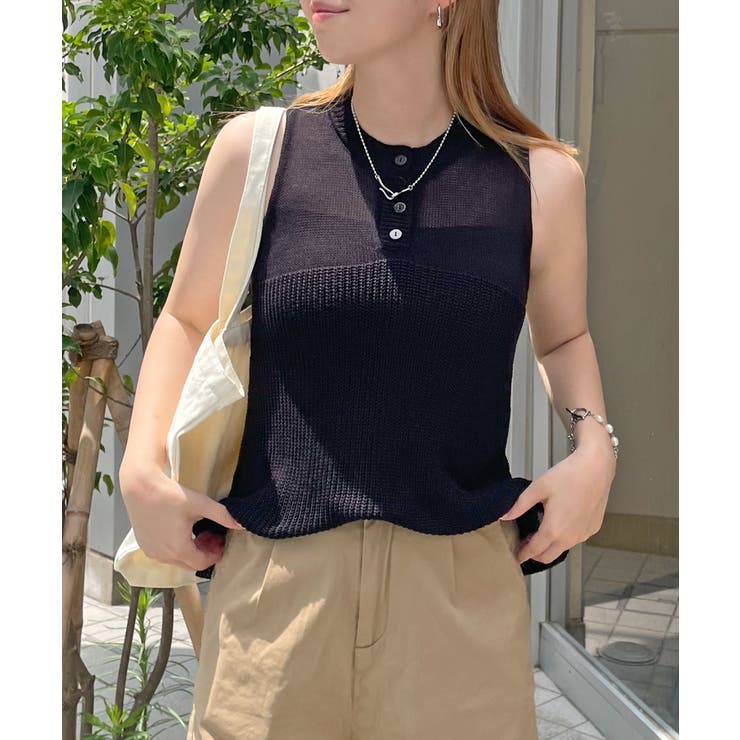 《ABYSアビス》ヘンリーサマーニットタンクトップ | futier land | 詳細画像23 