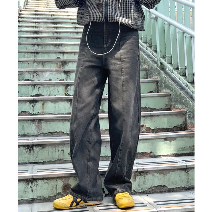 立体感のあるデニムカーブパンツ | futier land | 詳細画像12 