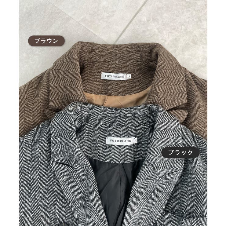 オンでもオフでも頼れる一枚。ツイード袖ボタンテーラードジャケット | futier land | 詳細画像3