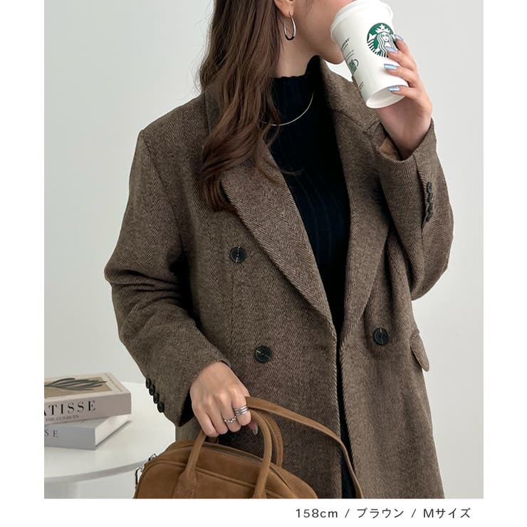 オンでもオフでも頼れる一枚。ツイード袖ボタンテーラードジャケット | futier land | 詳細画像8