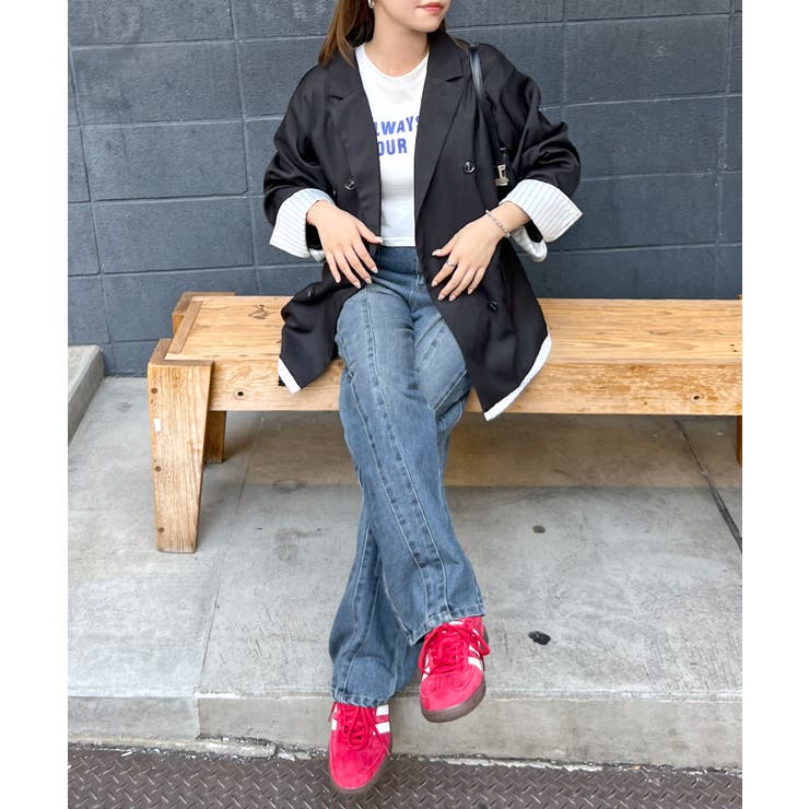 立体感のあるデニムカーブパンツ | futier land | 詳細画像19 