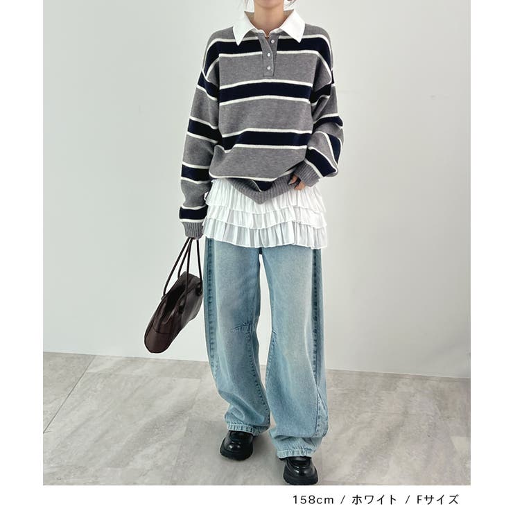 柔らかく快適なフィット感。裾フリルキャミソール | futier land | 詳細画像10 