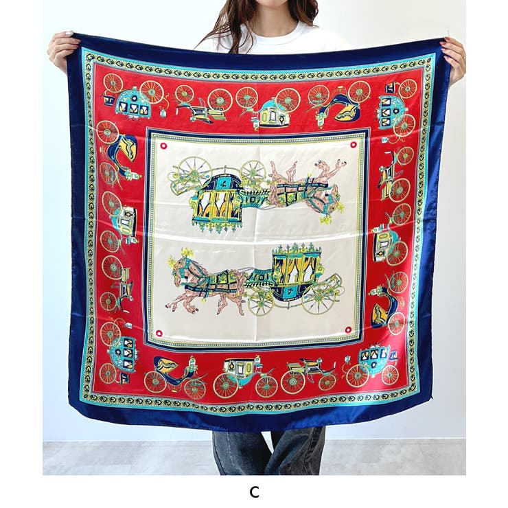 上品さを纏う。シルクタッチ大判スカーフ | futier land | 詳細画像6 