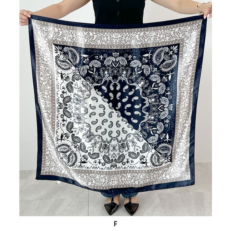 上品さを纏う。シルクタッチ大判スカーフ | futier land | 詳細画像9 