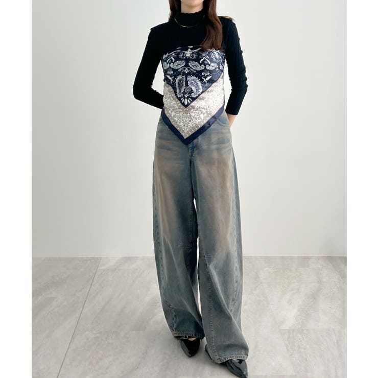 上品さを纏う。シルクタッチ大判スカーフ | futier land | 詳細画像20 