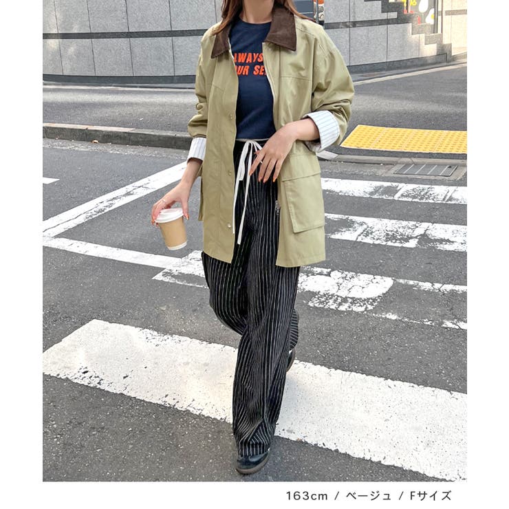 《ABYSアビス》軽やかに羽織れてメンズライクに。ミドルカバーオール | futier land | 詳細画像7 