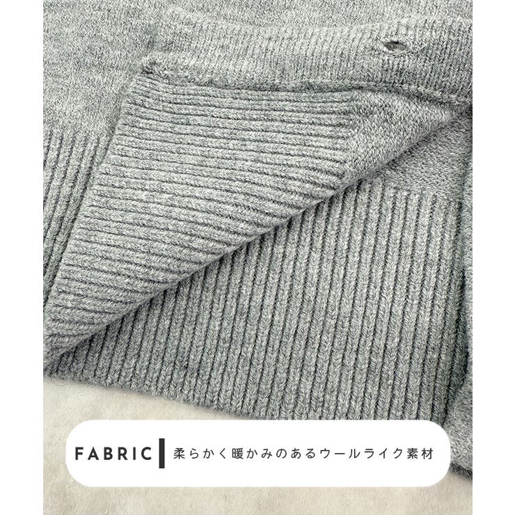 甘さと上品さの両立。ウールライクリボンシャツカーディガン | futier land | 詳細画像5 