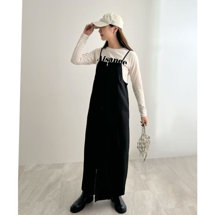 季節問わず活躍。フロントジップワンピース[品番：FI000009016