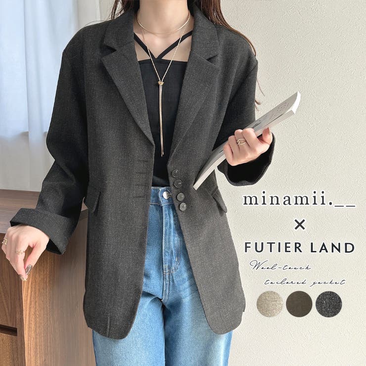 【コラボ企画】大人かわいいテーラードジャケット | futier land | 詳細画像1 