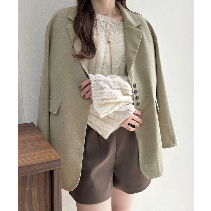 ベージュ | 【コラボ企画】大人かわいいテーラードジャケット | futier land