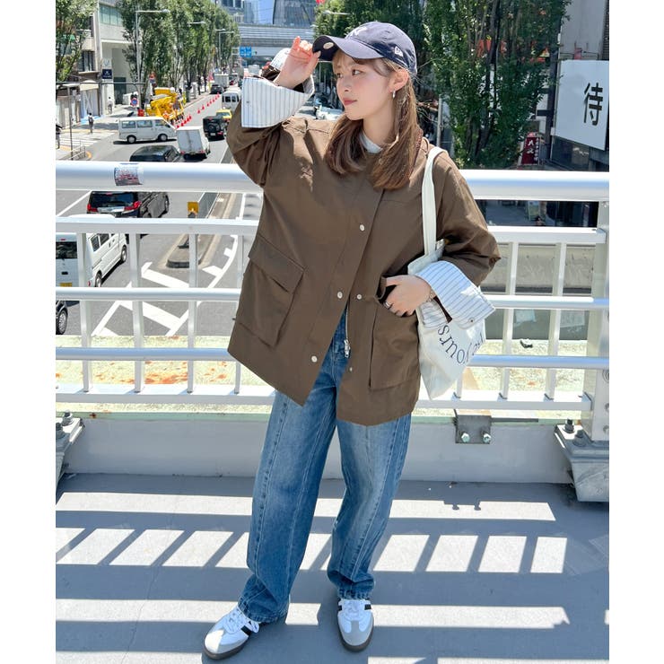 ABYSアビス》軽やかに羽織れてメンズライクに。ミドルカバーオール