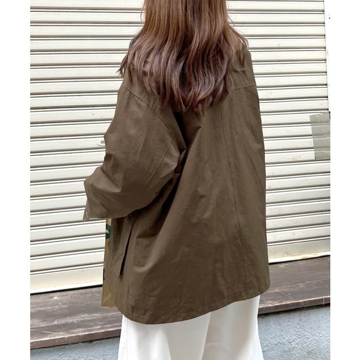 《ABYSアビス》軽やかに羽織れてメンズライクに。ミドルカバーオール | futier land | 詳細画像20 