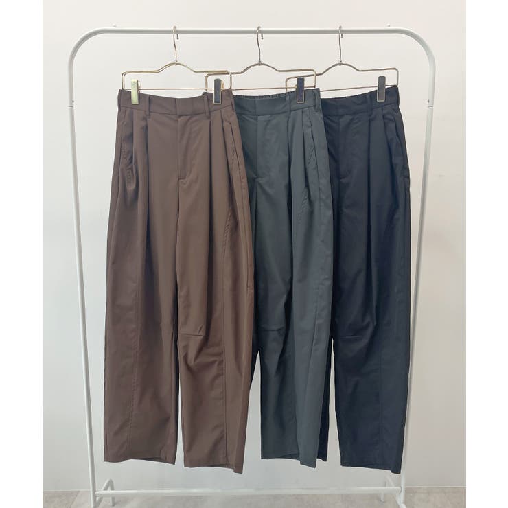 楽して可愛い万能パンツ。タフタワイドカーブパンツ | futier land | 詳細画像33 