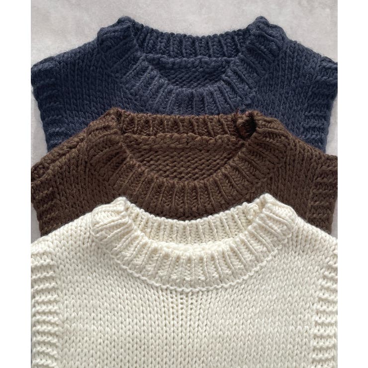 《ABYS》目を惹くコーデの主役！ローピングフリンジニットベスト | futier land | 詳細画像49 