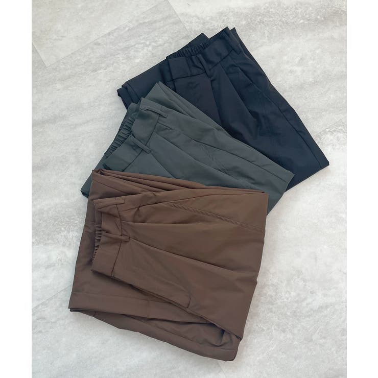 楽して可愛い万能パンツ。タフタワイドカーブパンツ | futier land | 詳細画像35 