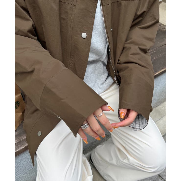 《ABYSアビス》軽やかに羽織れてメンズライクに。ミドルカバーオール | futier land | 詳細画像22 