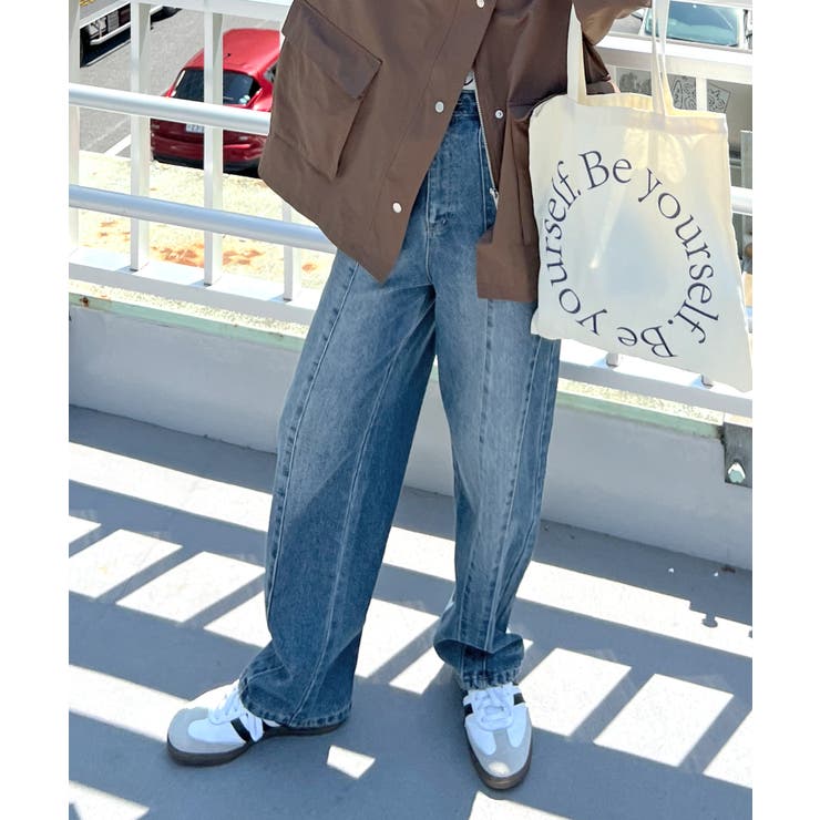 立体感のあるデニムカーブパンツ | futier land | 詳細画像23 