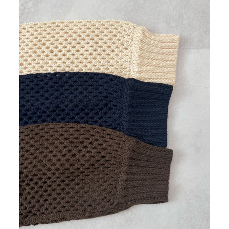 ゆるっと可愛い。透かし編みニットプルオーバー | futier land | 詳細画像26 