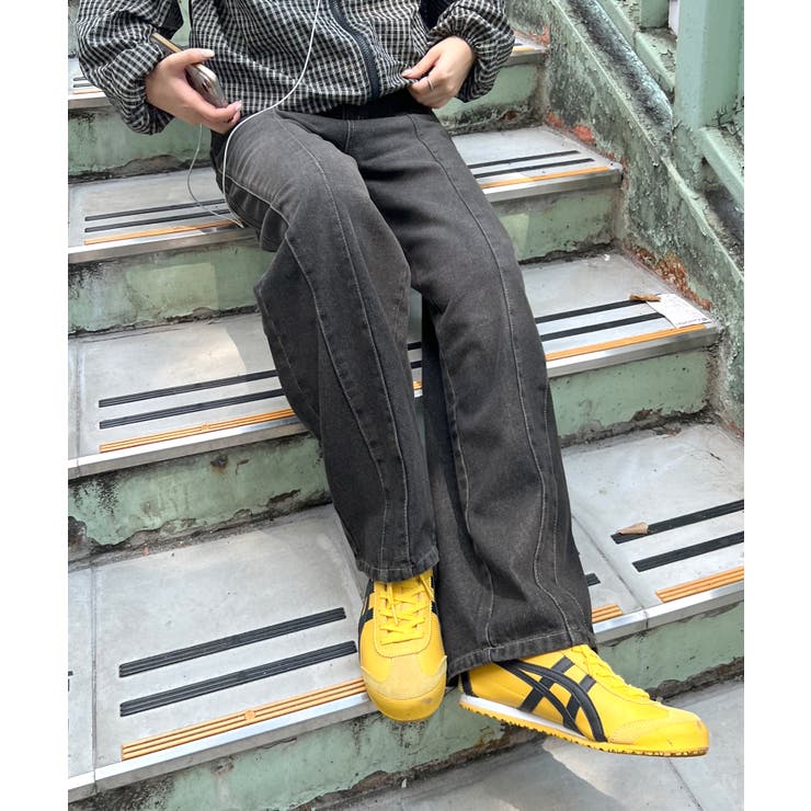 立体感のあるデニムカーブパンツ | futier land | 詳細画像13 