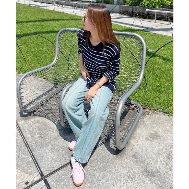 立体感のあるデニムカーブパンツ | futier land | 詳細画像28 