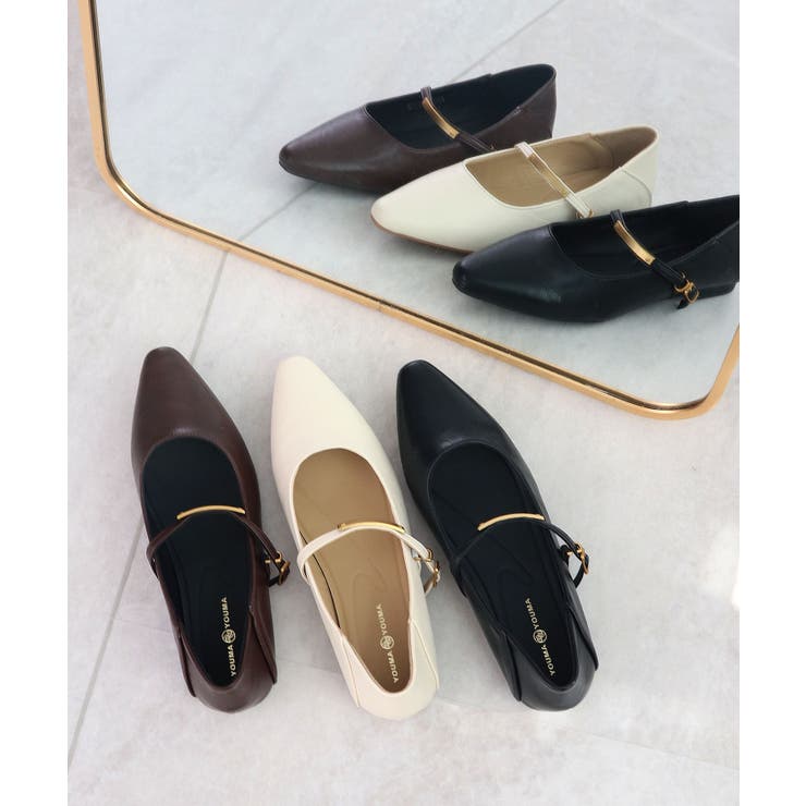 ひときわ輝く足元のワンポイント。メタルモチーフストラップパンプス | futier land | 詳細画像26 