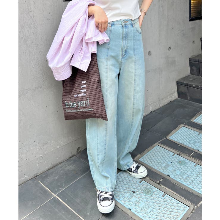 立体感のあるデニムカーブパンツ | futier land | 詳細画像30 