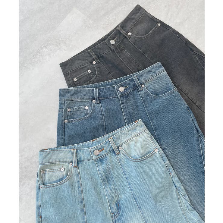 立体感のあるデニムカーブパンツ | futier land | 詳細画像34 