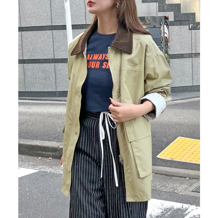 《ABYSアビス》軽やかに羽織れてメンズライクに。ミドルカバーオール | futier land | 詳細画像16 