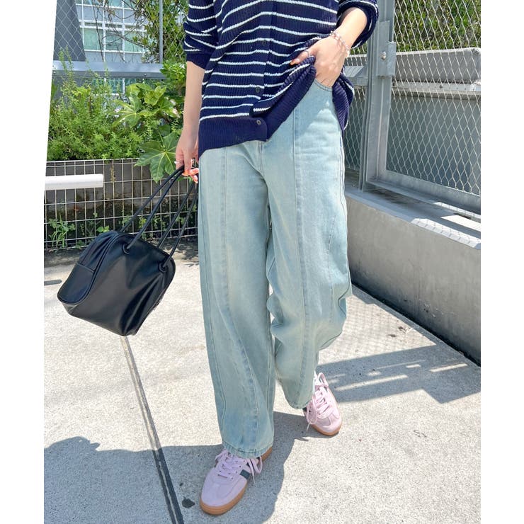 立体感のあるデニムカーブパンツ | futier land | 詳細画像24 