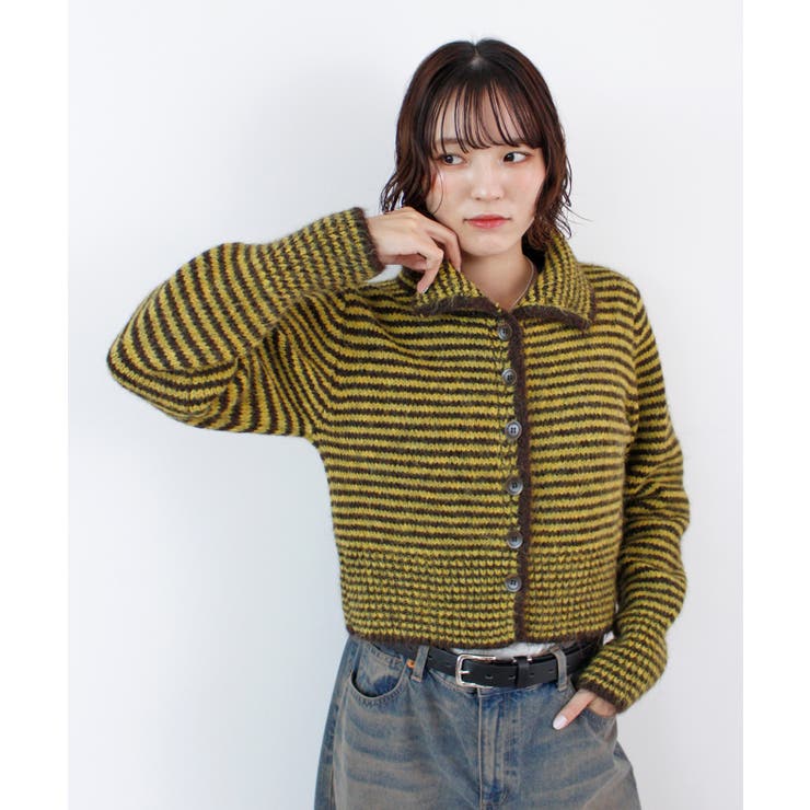 《ABYS》着こなし自在！配色ボーダーニットトップス | futier land | 詳細画像24 