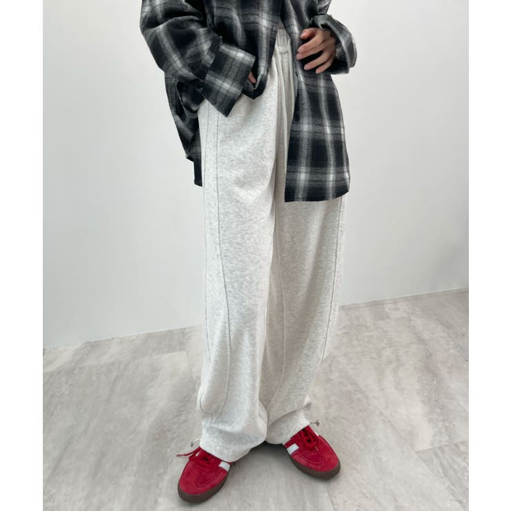 ラフに決まる。裾ドロストカーブスウェットパンツ | futier land | 詳細画像17 