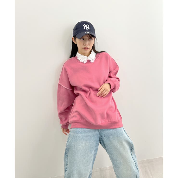 オトナ配色カラー。リンキングスウェットプルオーバー | futier land | 詳細画像62 