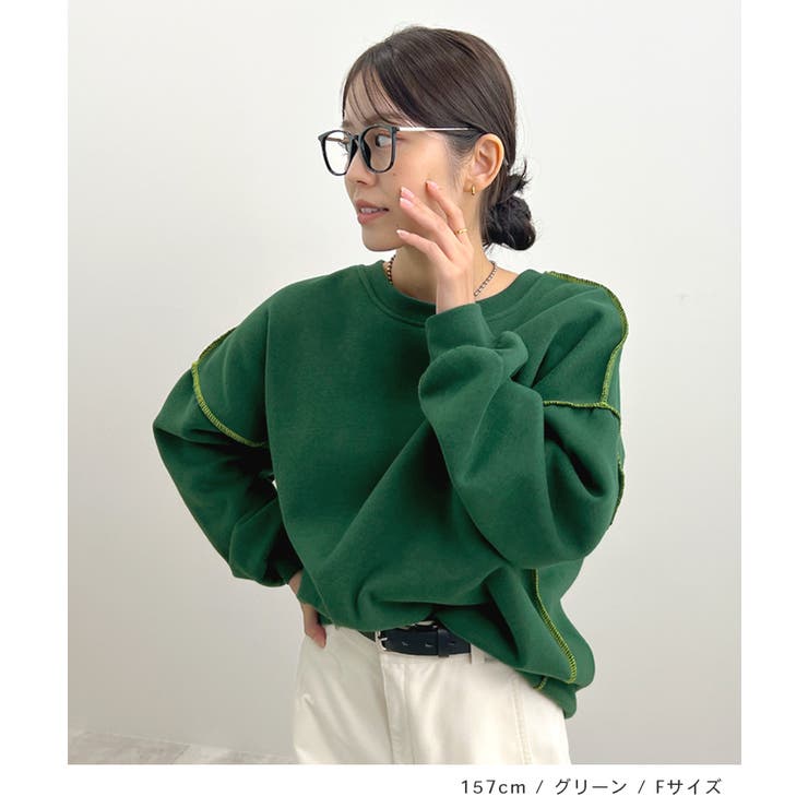 オトナ配色カラー。リンキングスウェットプルオーバー | futier land | 詳細画像11 
