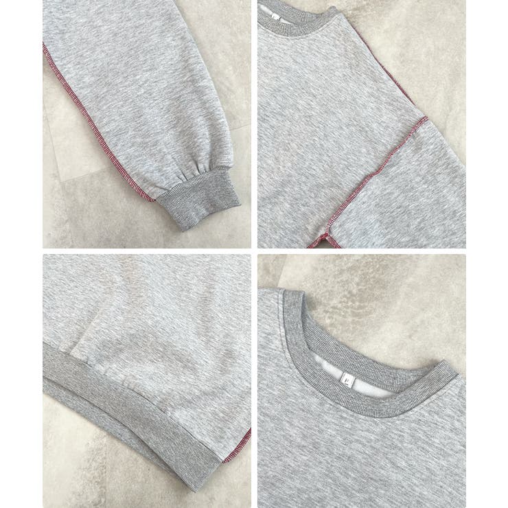 オトナ配色カラー。リンキングスウェットプルオーバー | futier land | 詳細画像13 