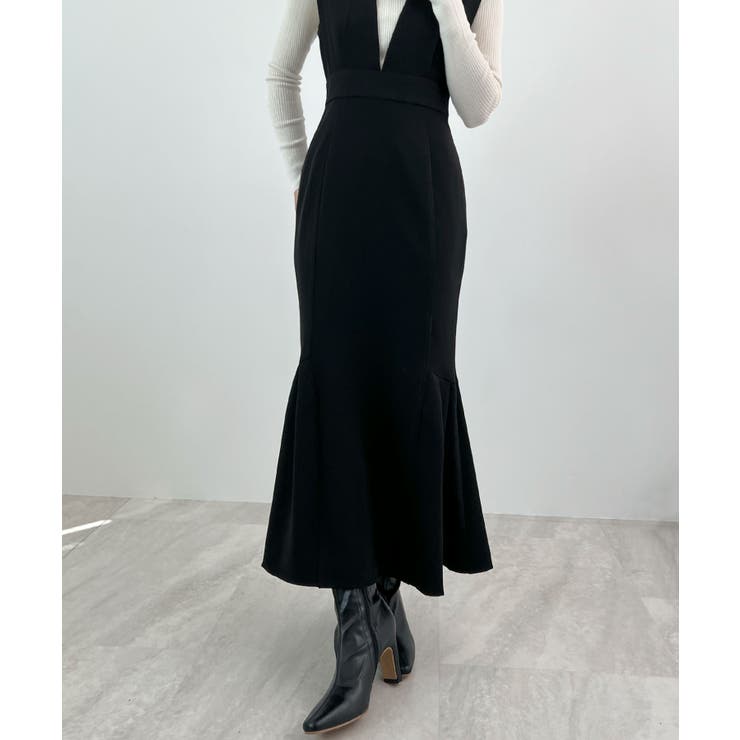 抜かりない360度美シルエット。サイドタックマーメイドワンピース | futier land | 詳細画像28 