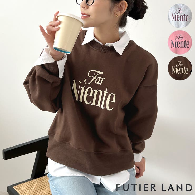 コンパクトで今っぽい。短丈ロゴスウェット | futier land | 詳細画像1 