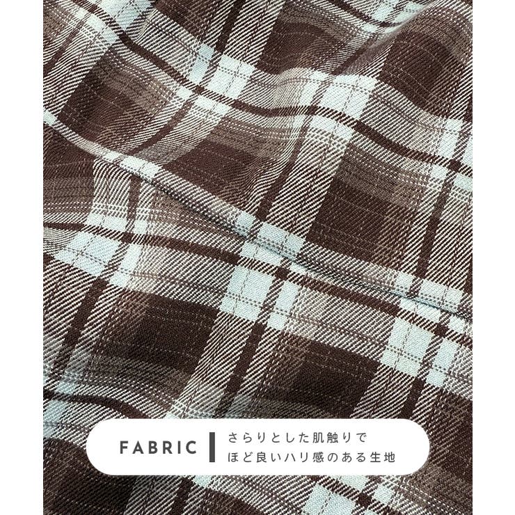 秋ムード高まる。チェックキャミOP | futier land | 詳細画像5 