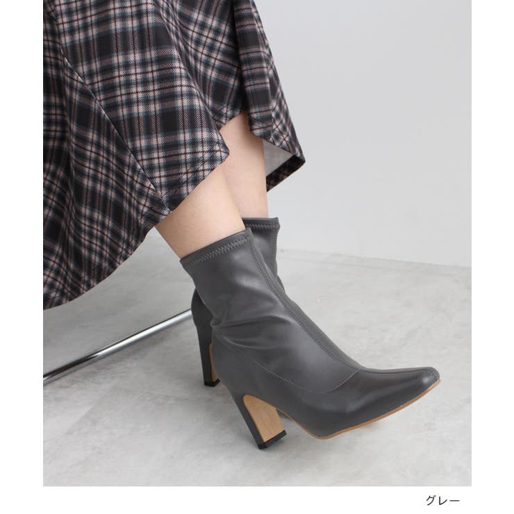 美脚も叶える大人のスタイルアップ。エッジフィットショートブーツ | futier land | 詳細画像7 