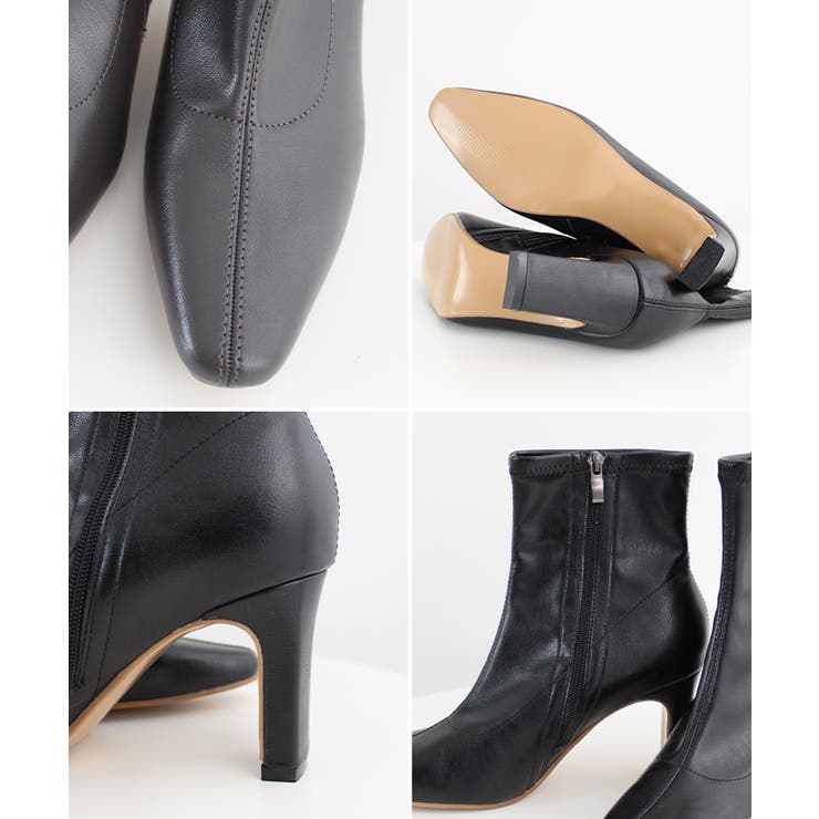 美脚も叶える大人のスタイルアップ。エッジフィットショートブーツ | futier land | 詳細画像9 